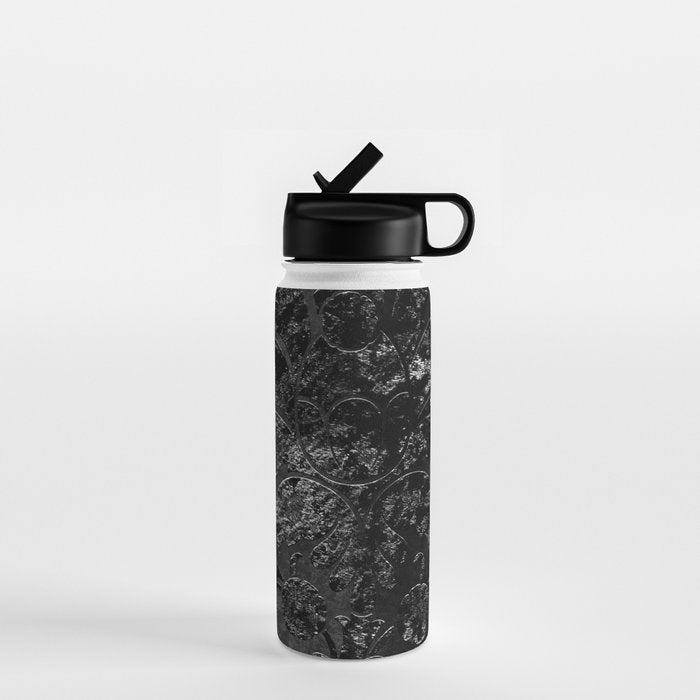 Embossed Black Velvet 09 Water Bottle Gallery Image 1