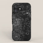 Embossed Black Velvet 09 iPhone Case Gallery Image 1