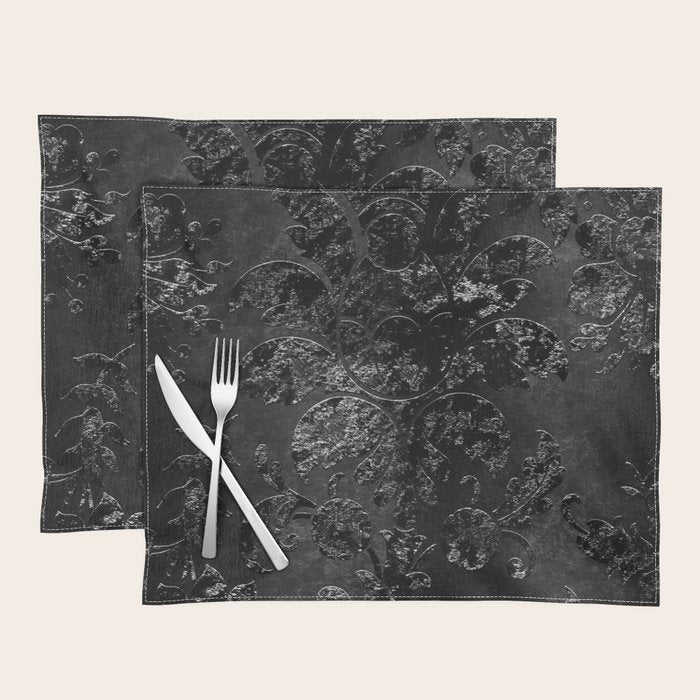 Embossed Black Velvet 09 Placemat Gallery Image 1