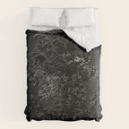 Embossed Black Velvet 09 Comforter Gallery Image 6