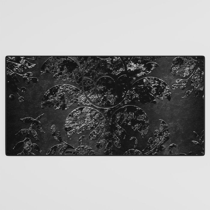 Embossed Black Velvet 09 Desk Mat Gallery Image 3