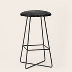 Embossed Black Velvet 09 Stool Gallery Image 1