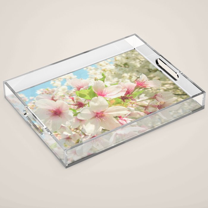 Spring Blossom Acrylic Tray Gallery Image 1