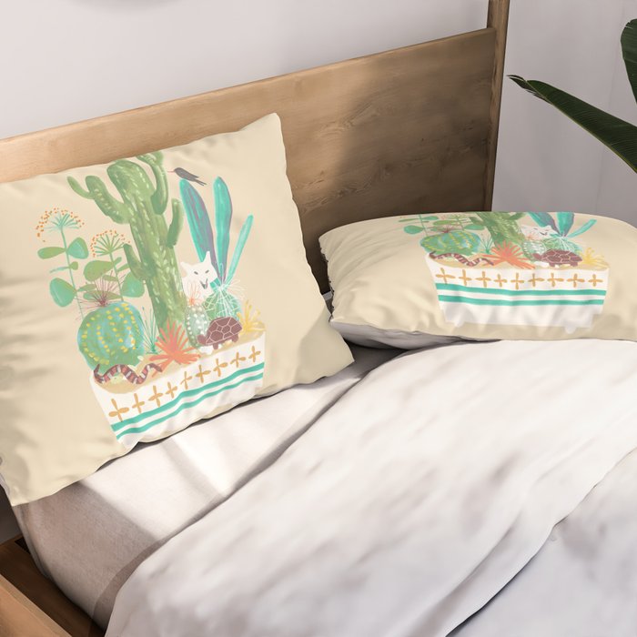 Desert planter Pillow Sham Gallery Image 2