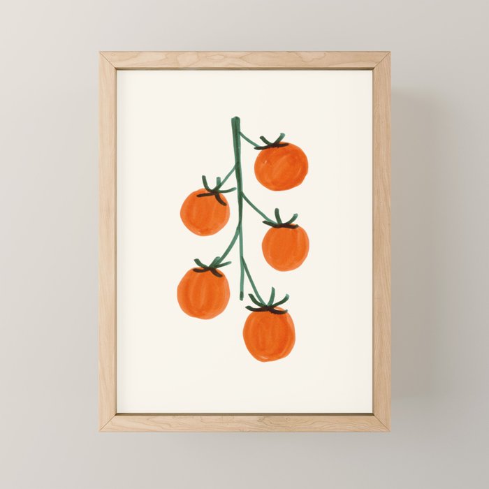 Vine Tomatoes Mini Art Print Gallery Image 1