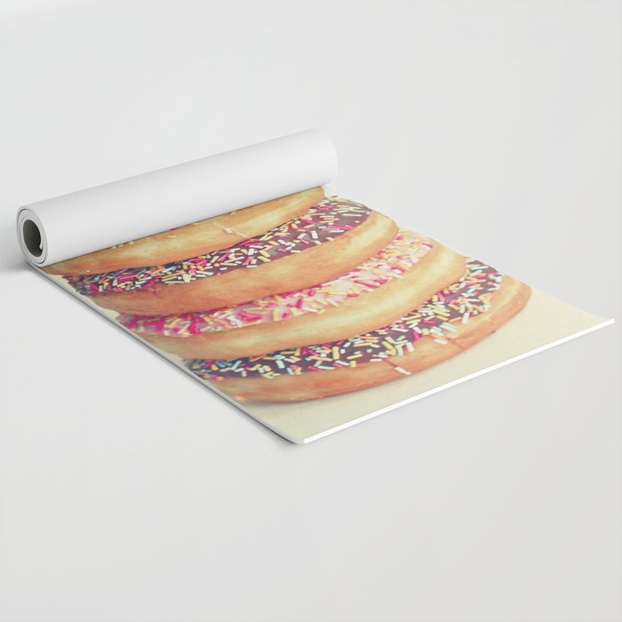 Stack of Donuts Yoga Mat Gallery Image 2