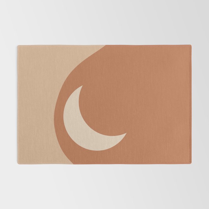 Moonrise Minimalism - Orange Rug Gallery Image 2