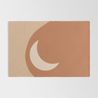 Moonrise Minimalism - Orange Rug Gallery Image 2