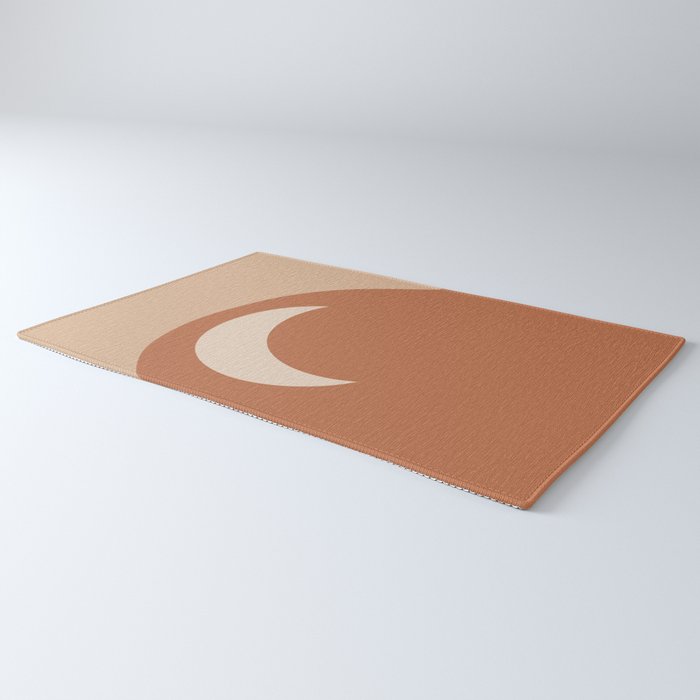 Moonrise Minimalism - Orange Rug Gallery Image 3