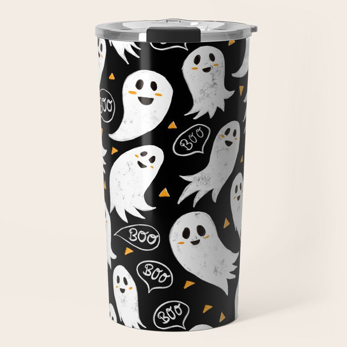 Friendly Ghosts Travel Mug Gallery Image 1