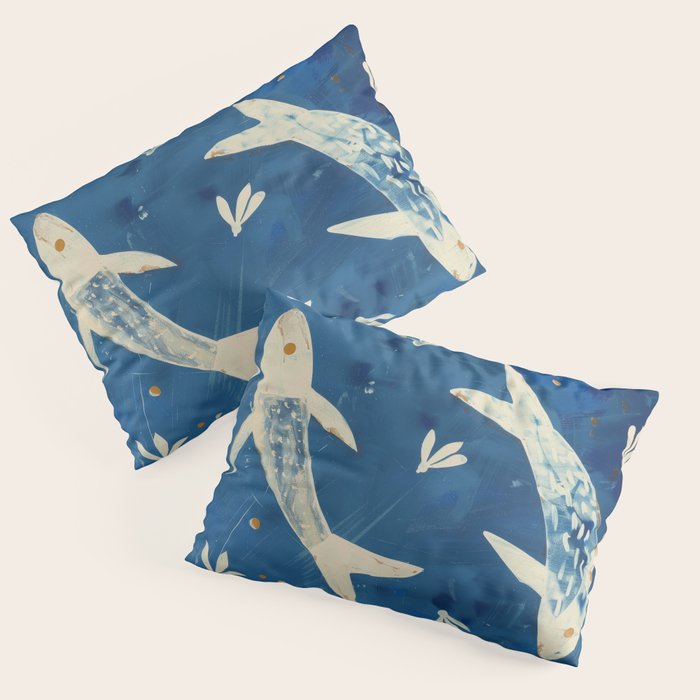 Zen Pond Art Pillow Sham Gallery Image 3