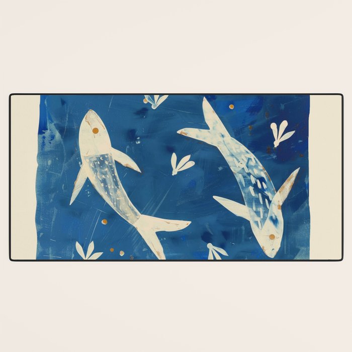 Zen Pond Art Desk Mat Gallery Image 3