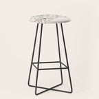 Cheetah Symmetry lines (olive) Stool Gallery Image 1