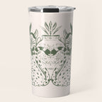 Cheetah Symmetry lines (olive) Travel Mug Gallery Image 1