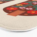 Cowgirl Boots - Bright Multicolor Bath Mat Gallery Image 3