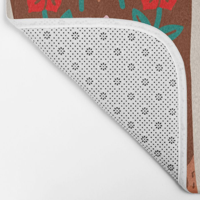 Cowgirl Boots - Bright Multicolor Bath Mat Gallery Image 2