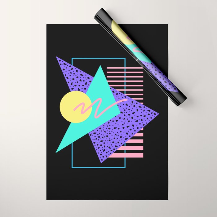 Memphis pattern 121 - 80s / 90s Retro Wrapping Paper Gallery Image 1