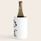 "Montana: Pants Are For Tourists" Funny Retro Cowboy Travel Art Wine Chiller Gallery Image 3