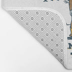 "Montana: Pants Are For Tourists" Funny Retro Cowboy Travel Art Bath Mat Gallery Image 2