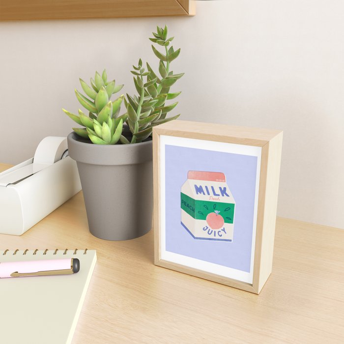 Peach Milk Mini Art Print Gallery Image 2