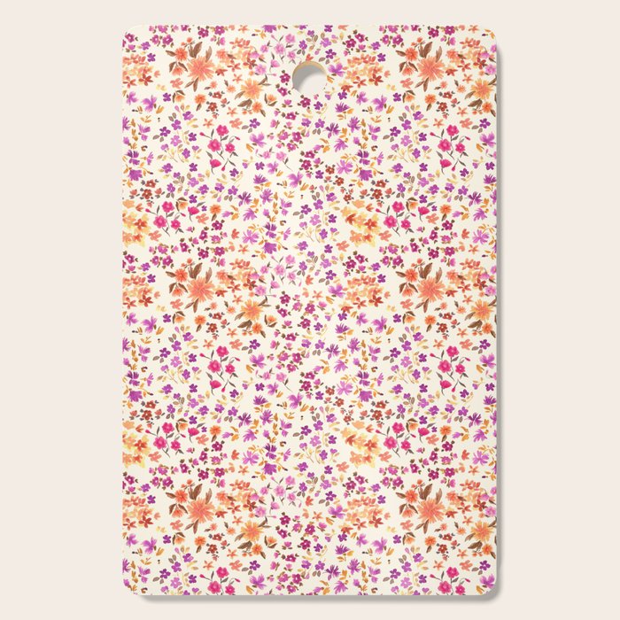 Pink summer blooming Cutting Board Gallery Image 1
