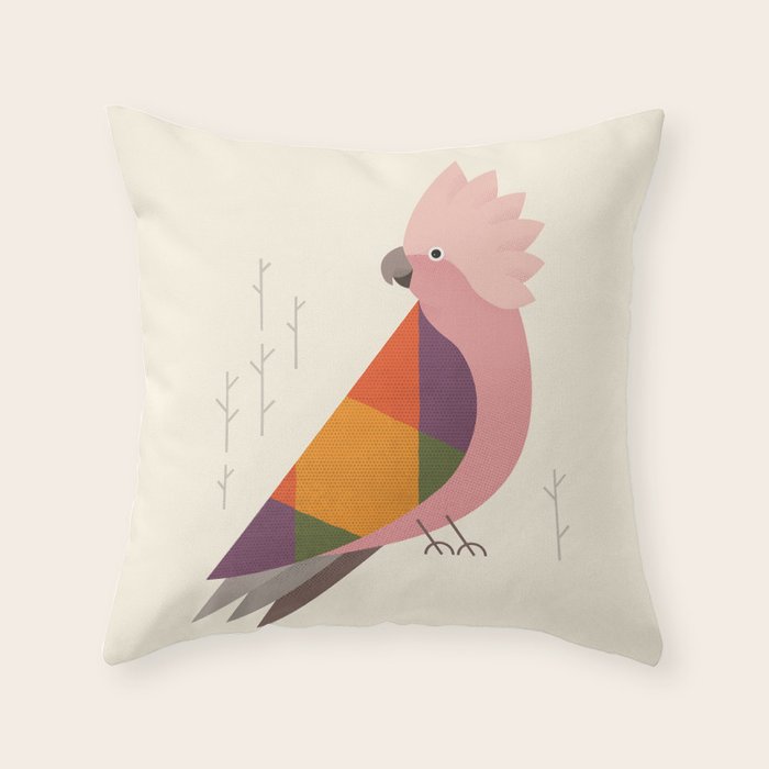 Galah Throw Pillow Gallery Image 1