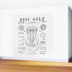 Disc Golf Frolf Frisbee Basket Vintage Patent Drawing Print Wall Mural Gallery Image 2