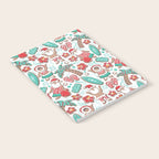 Mele Kalikimaka Hawaiian Christmas gingerbread cookies // white background Notebook Gallery Image 2