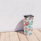 Mele Kalikimaka Hawaiian Christmas gingerbread cookies // white background Travel Mug Gallery Image 4