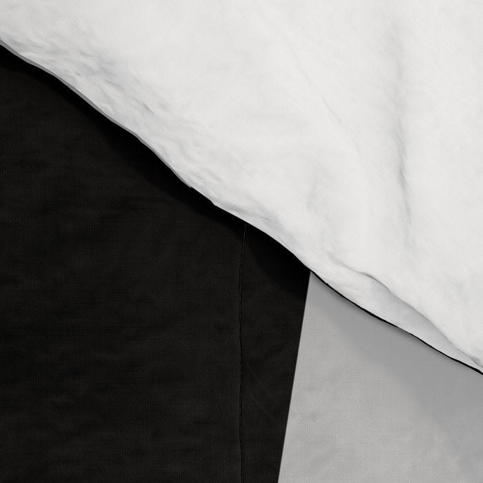 Geometric Triangles VI Black and White Comforter Gallery Image 4