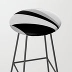 Geometric Triangles VI Black and White Stool Gallery Image 2