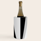 Geometric Triangles VI Black and White Wine Chiller Gallery Image 1