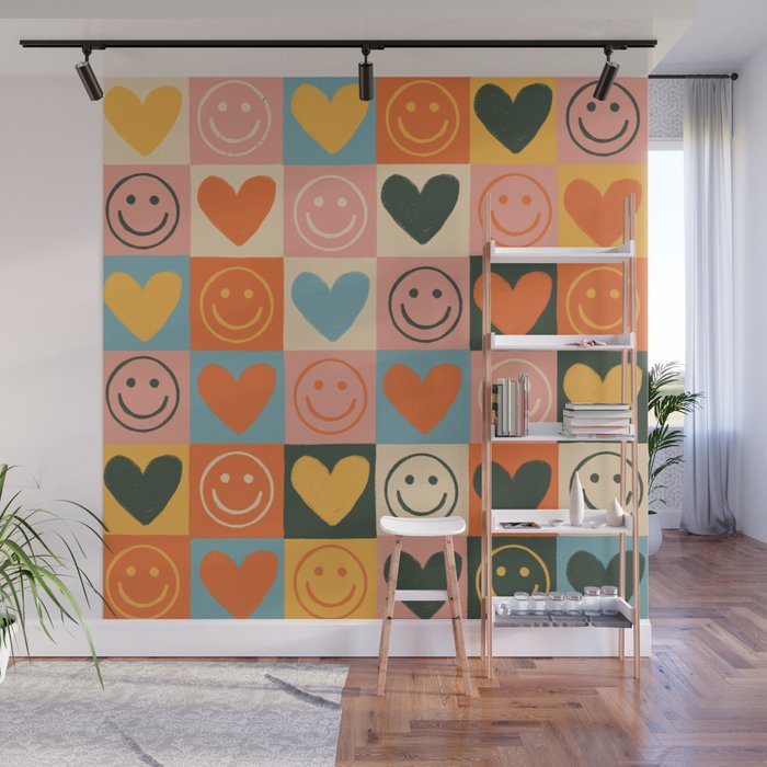 Happy love Wall Mural Gallery Image 1