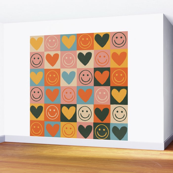 Happy love Wall Mural Gallery Image 2