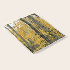 in the autumn forest - trees season nature photograph fall color Notebook Gallery Image 2