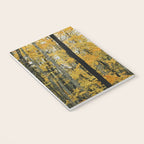 in the autumn forest - trees season nature photograph fall color Notebook Gallery Image 3