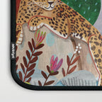 Woman in tropical forest with Leopard Laptop Sleeve Gallery Image 3