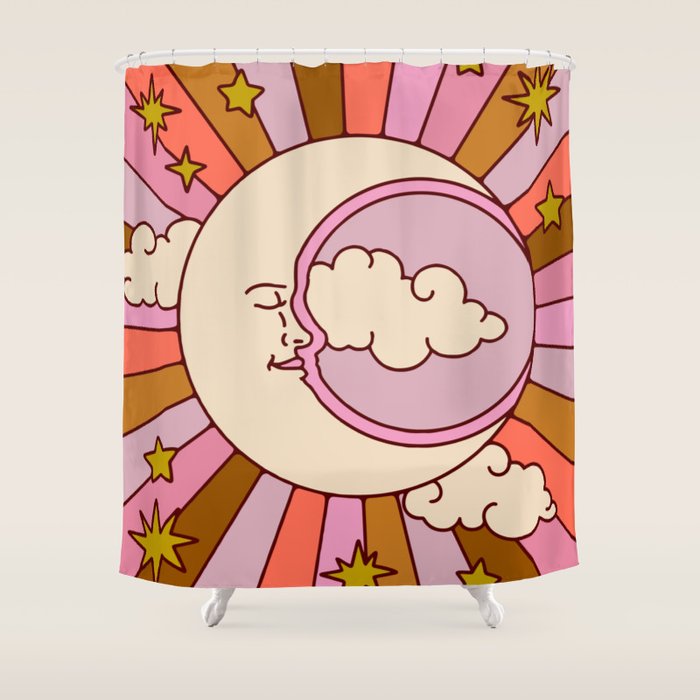 Moonburst Shower Curtain Gallery Image 1