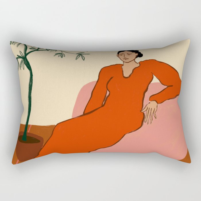 CAT LADY Rectangular Pillow Gallery Image 1