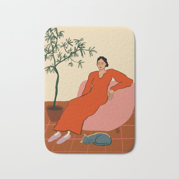 CAT LADY Bath Mat Gallery Image 1