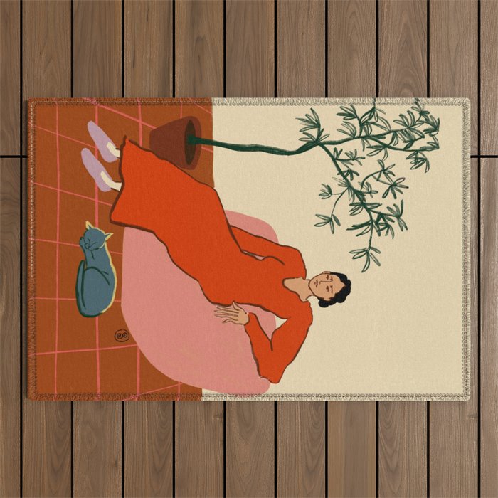 CAT LADY Outdoor Rug Gallery Image 1