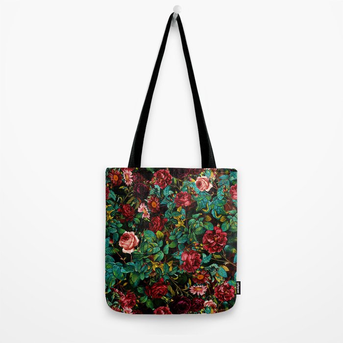 Rose Night Garden Tote Bag Gallery Image 2