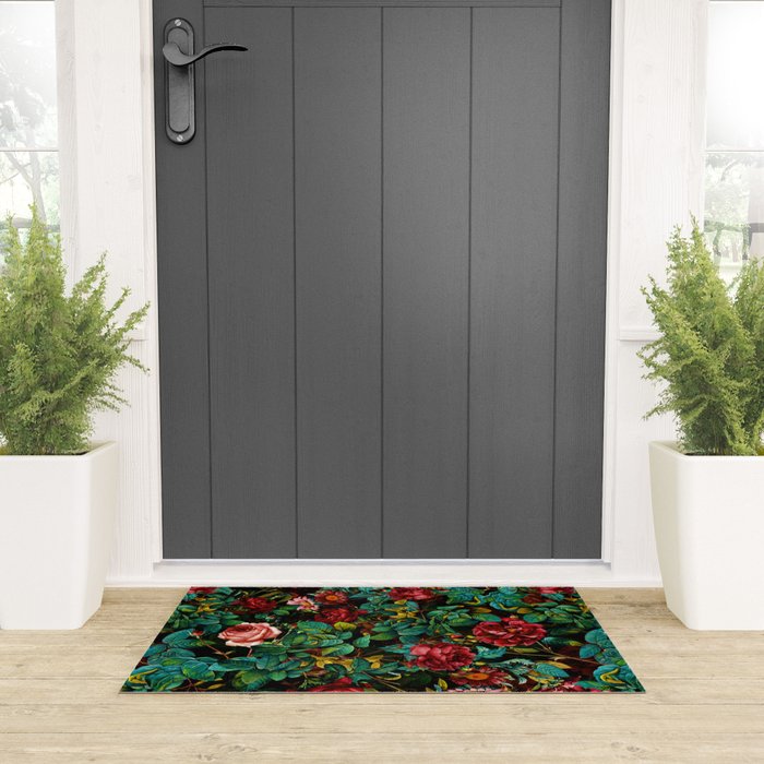 Rose Night Garden Welcome Mat Gallery Image 3