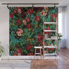 Rose Night Garden Wall Mural Gallery Image 1