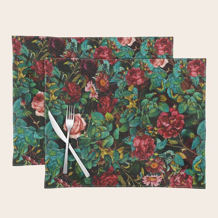 Rose Night Garden Placemat Gallery Image 1