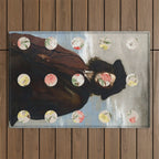 A Portrait With Dots 3 Outdoor Rug Gallery Image 1