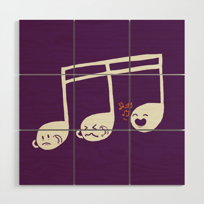 Sounds O.K. (off key) Wood Wall Art Gallery Image 1