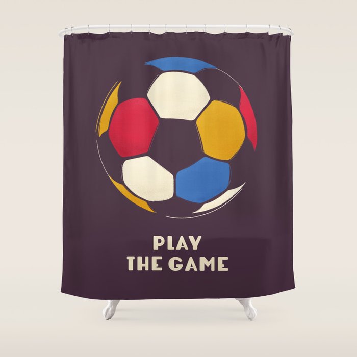 Play The Game  Shower Curtain Gallery Image 1