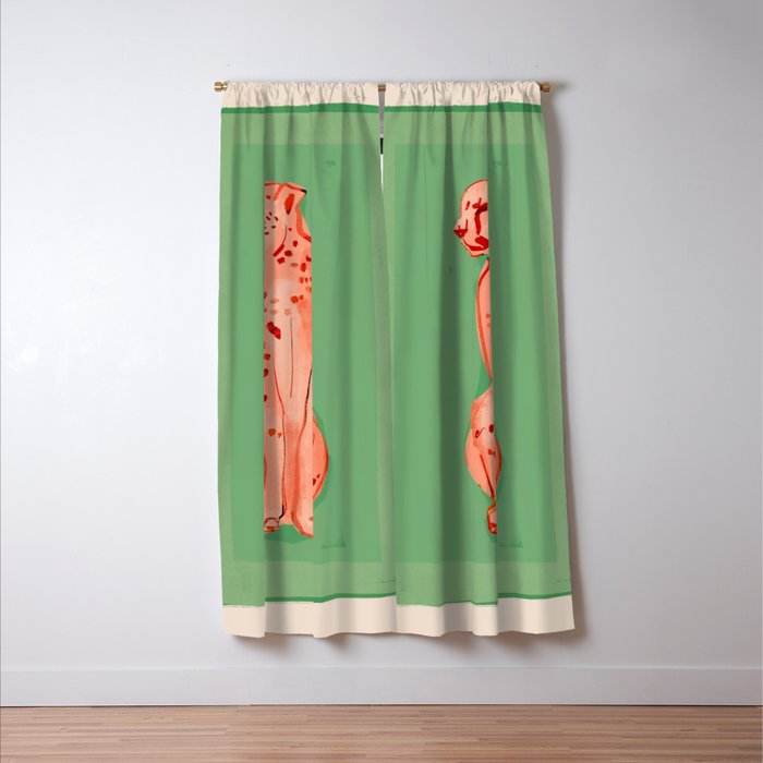Cheetah 10 Window Curtain Gallery Image 3