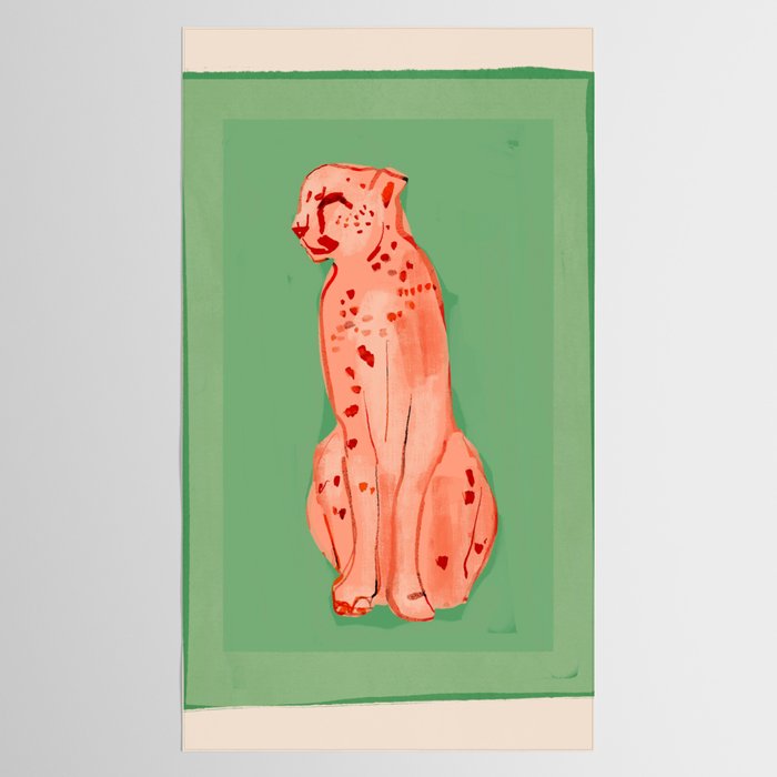 Cheetah 10 Tablecloth Gallery Image 2